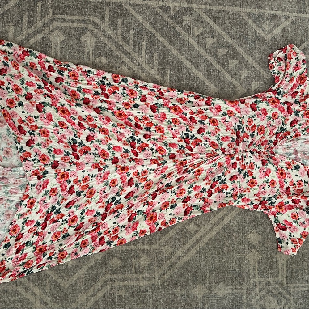 Old Navy Floral Dress - Pink and Green
